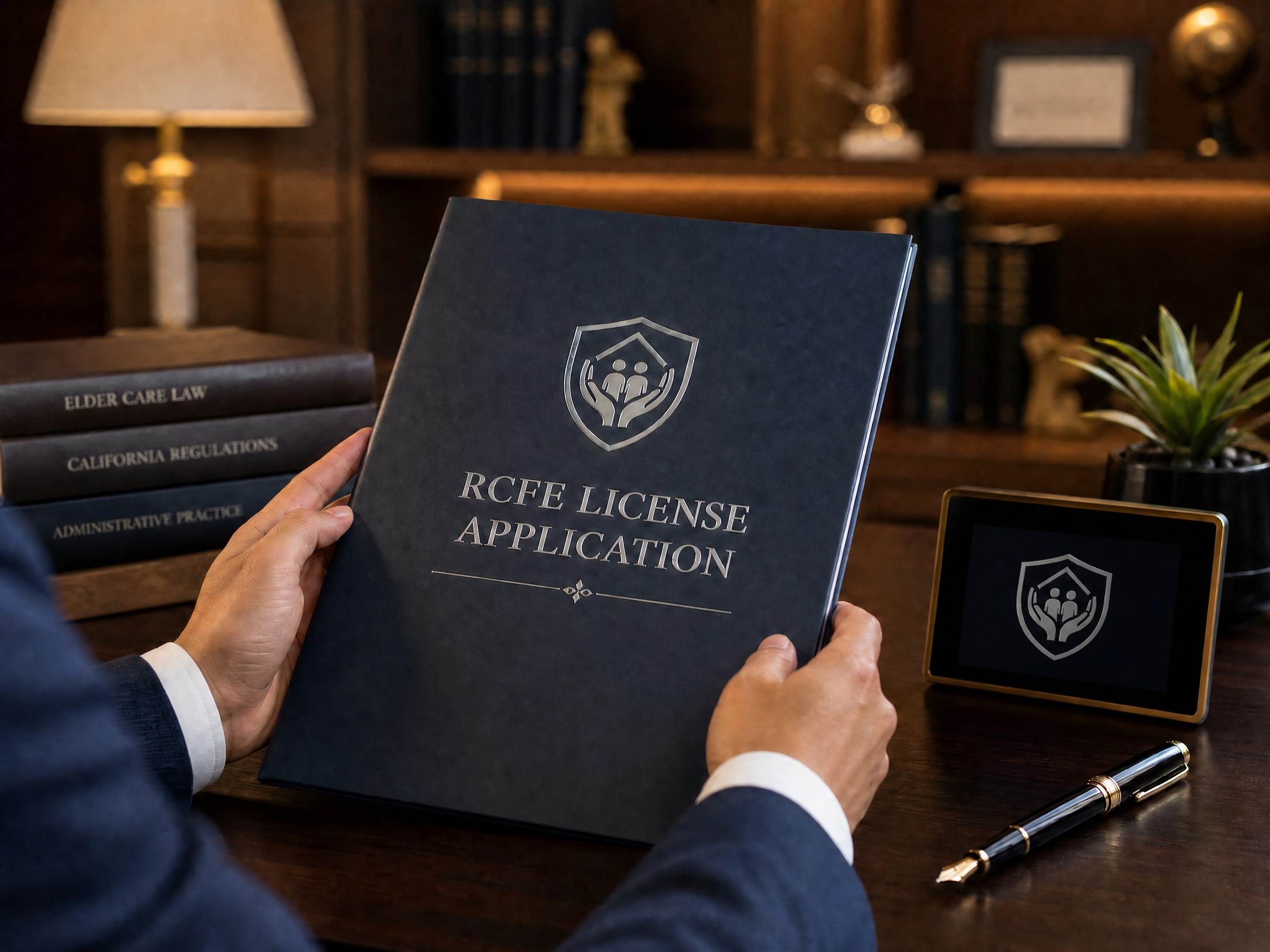RCFE license application package binder
